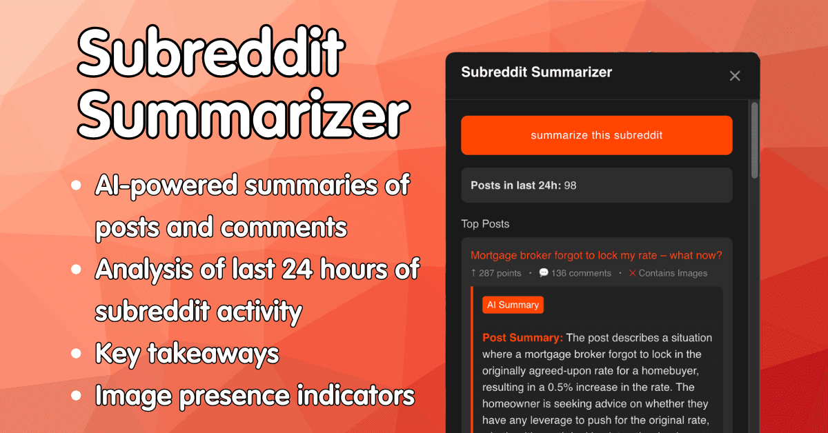 Subreddit Summarizer